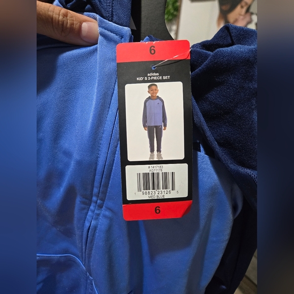 Adidas Blue and‎ Navy Tracksuit - Picture 2 of 3